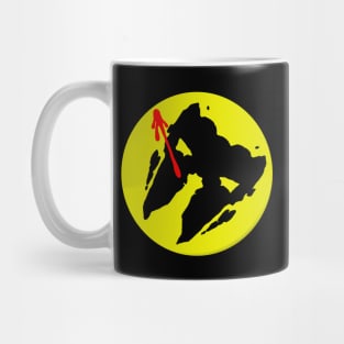 Rorschach Watchmen Button Mug